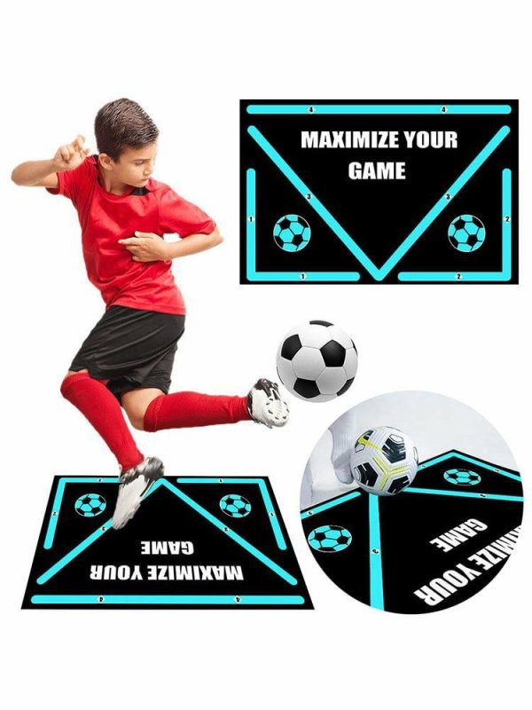 Soccer |   Football Training Mat Non Slip Football Training Footstep Mat for Indoor Outdoor