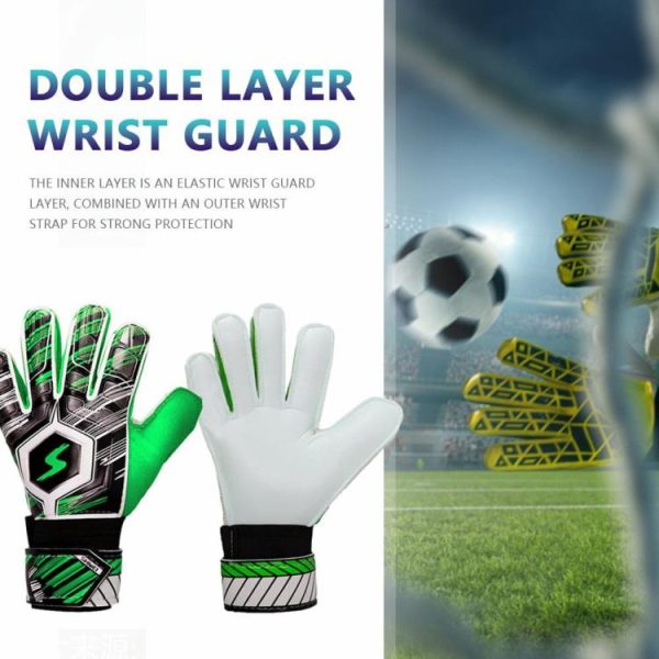 Soccer |   Goalkeeper Gloves Non-Slip Soccer Goalie Gloves Goalkeeping Gloves for Men Women