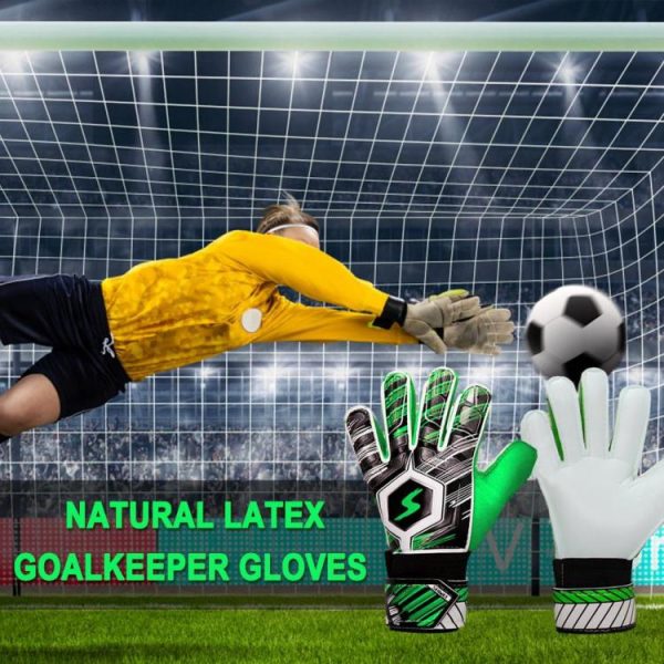 Soccer |   Goalkeeper Gloves Non-Slip Soccer Goalie Gloves Goalkeeping Gloves for Men Women