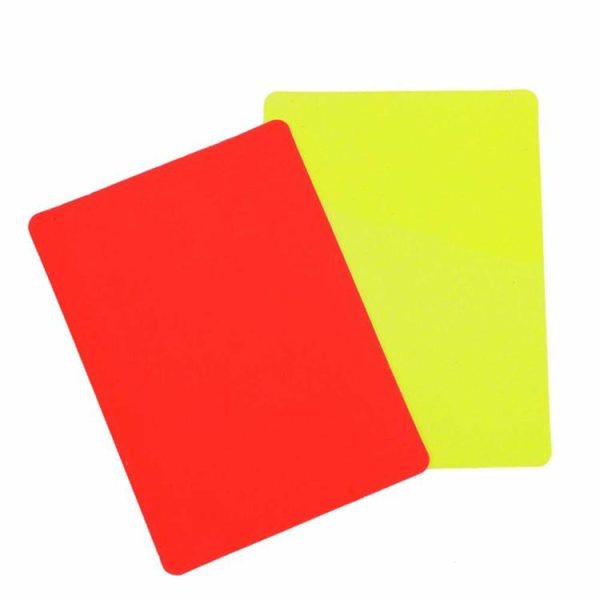 Soccer |   PVC Soccer Referee Red Yellow Cards Football Match Training Tool 8x11cm