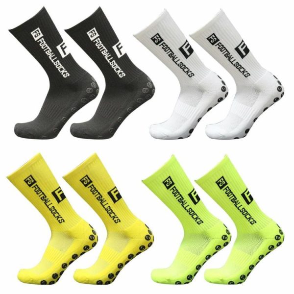 Soccer |   Unisex Round Silicone Suction Non Slip Football Socks Sports Training Socks