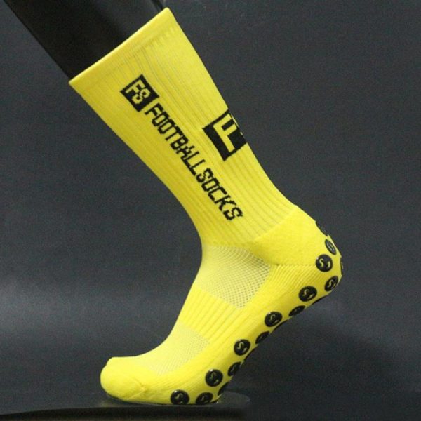 Soccer |   Unisex Round Silicone Suction Non Slip Football Socks Sports Training Socks