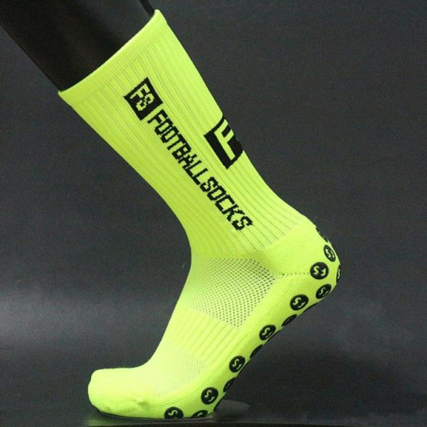 Soccer |   Unisex Round Silicone Suction Non Slip Football Socks Sports Training Socks