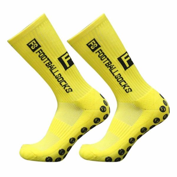 Soccer |   Unisex Round Silicone Suction Non Slip Football Socks Sports Training Socks