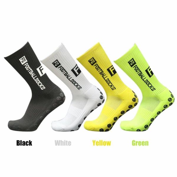 Soccer |   Unisex Round Silicone Suction Non Slip Football Socks Sports Training Socks