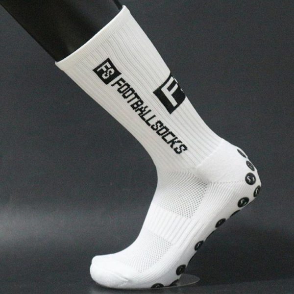 Soccer |   Unisex Round Silicone Suction Non Slip Football Socks Sports Training Socks