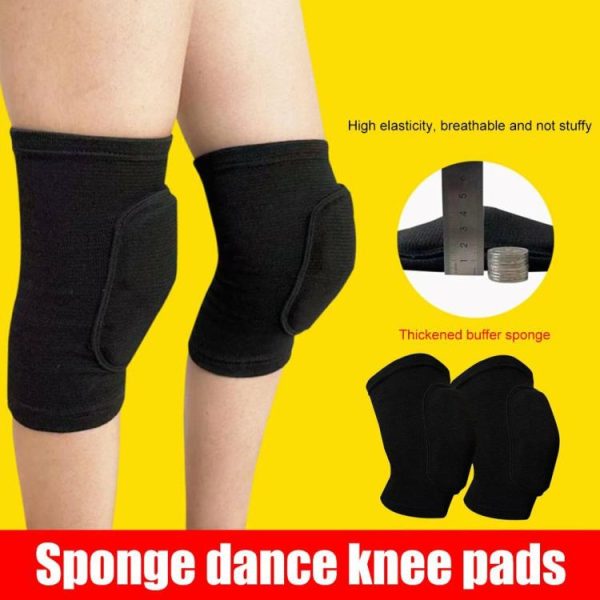 Sports Safety |   1 Pair Sports Knee Pad Thickened Sponge Dance Joint Relief Knee Brace Support