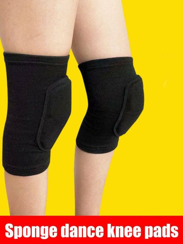 Sports Safety |   1 Pair Sports Knee Pad Thickened Sponge Dance Joint Relief Knee Brace Support