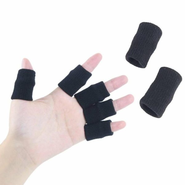 Sports Safety |   10pcs/set Finger Sleeves Support Brace Elastic Thumb Knuckle Protector