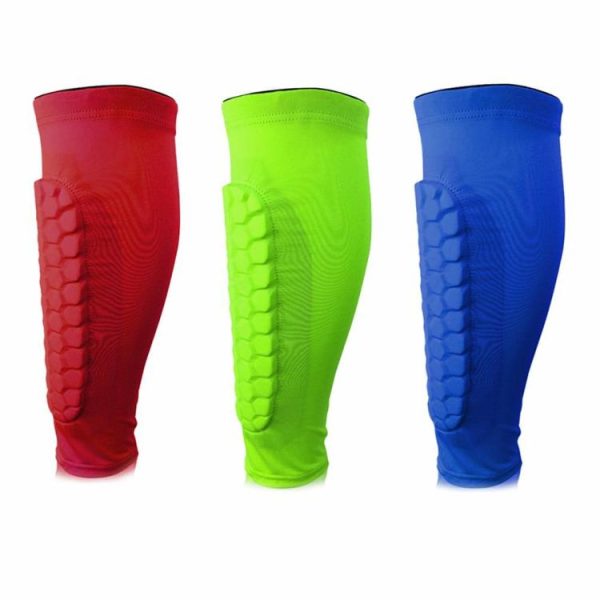 Sports Safety |   1pc Honeycomb Football Shin Guard Men Women Lower Leg Guards Workout Accessories