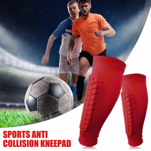 Sports Safety |   1pc Honeycomb Football Shin Guard Men Women Lower Leg Guards Workout Accessories