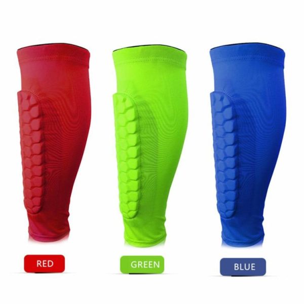 Sports Safety |   1pc Honeycomb Football Shin Guard Men Women Lower Leg Guards Workout Accessories