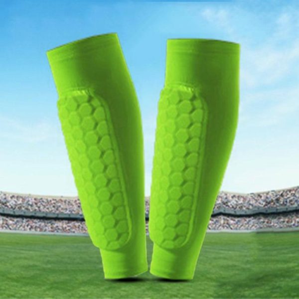 Sports Safety |   1pc Honeycomb Football Shin Guard Men Women Lower Leg Guards Workout Accessories