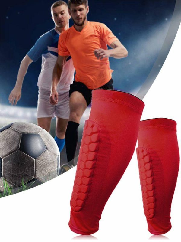 Sports Safety |   1pc Honeycomb Football Shin Guard Men Women Lower Leg Guards Workout Accessories