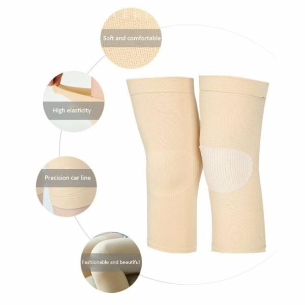 Sports Safety |   2 Pack Knee Braces Breathable Knee Compression Sleeve for Knee Pain Women Men