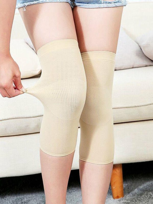 Sports Safety |   2 Pack Knee Braces Breathable Knee Compression Sleeve for Knee Pain Women Men