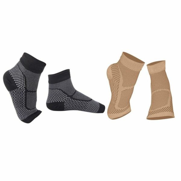 Sports Safety |   2Pcs Ankle Compression Brace Ankle Support Sleeves for Women Men Neuropathy Pain