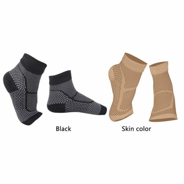 Sports Safety |   2Pcs Ankle Compression Brace Ankle Support Sleeves for Women Men Neuropathy Pain