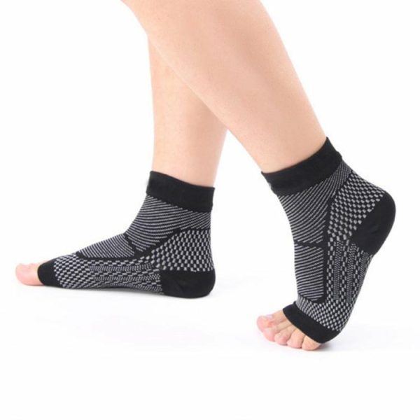 Sports Safety |   2Pcs Ankle Compression Brace Ankle Support Sleeves for Women Men Neuropathy Pain