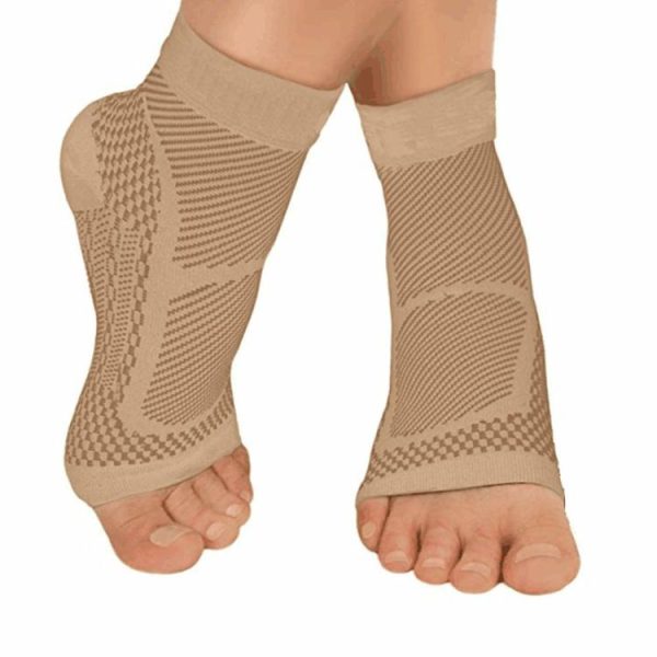 Sports Safety |   2Pcs Ankle Compression Brace Ankle Support Sleeves for Women Men Neuropathy Pain