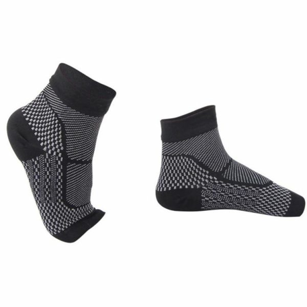 Sports Safety |   2Pcs Ankle Compression Brace Ankle Support Sleeves for Women Men Neuropathy Pain