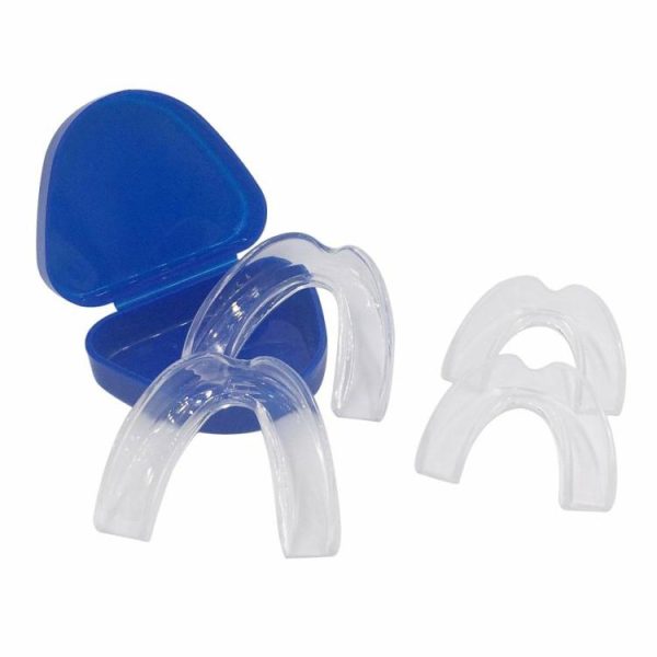 Sports Safety |   4Pcs Mouth Guard EVA Anti-Grinding Mouthguard Sports Mouth Guard for Adults Kids