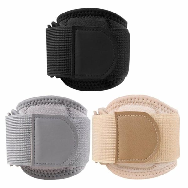 Sports Safety |   Adjustable Elbow Support Strap Nylon Tennis Elbow Brace Anti-Slip Arm Strap Band