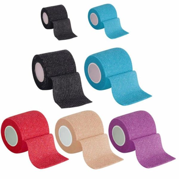 Sports Safety |   Breathable Athletic Elastic Cohesive Bandage Injury Recovery Support & First Aid