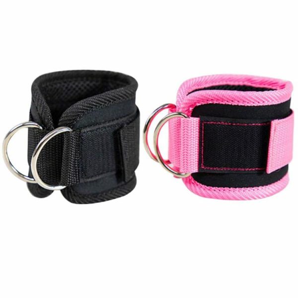 Sports Safety |   Cable Ankle Straps Leg Exercises D-Ring Foot Support Ankle Protector Cuffs