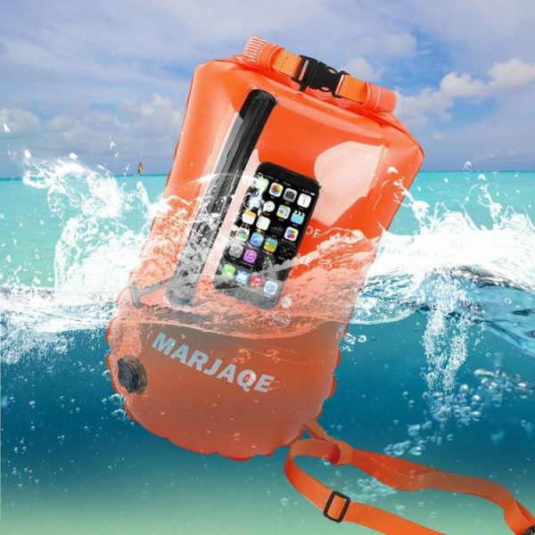 Swimming |   20L Air Dry Tow Bag Highly Visible IPX7 Waterproof Float Airbag Sport Safety Bag