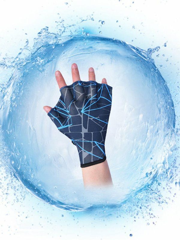 Swimming |   2pcs Swimming Hand Fins Flippers Finger Webbed Paddle Water Sports Gloves