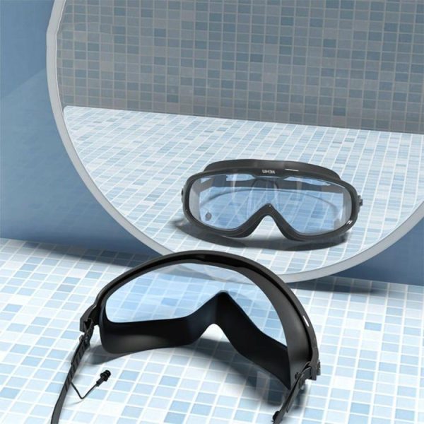 Swimming |   Anti-Fog Swimming Goggles Waterproof Swim Glasses with Earplugs for Men Women