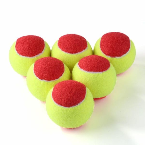 Tennis |   1/6 Pcs Practice Tennis Ball Beach Tennis Paddle Ball Squishy Practice Baseballs