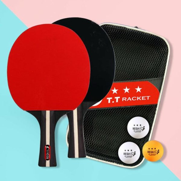 Tennis |   Ping Pong Paddle 2 Rackets & 3 Balls Ping Pong Paddles Set for Advanced Training