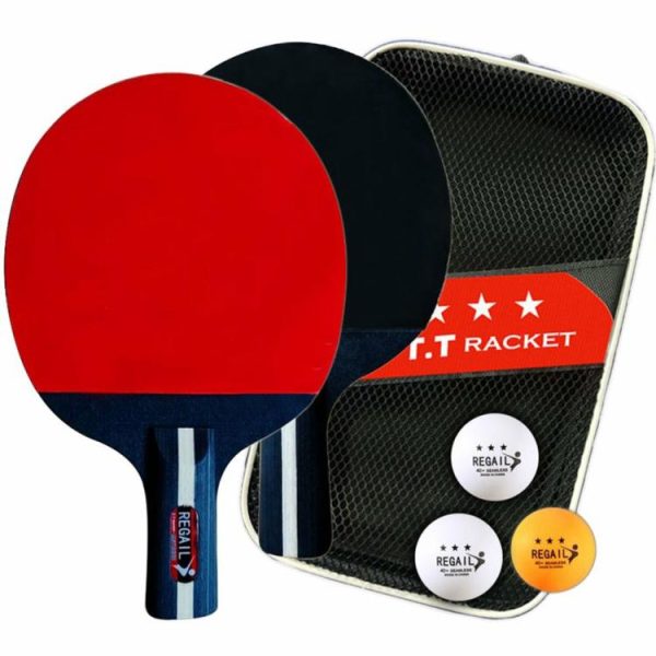 Tennis |   Ping Pong Paddle 2 Rackets & 3 Balls Ping Pong Paddles Set for Advanced Training