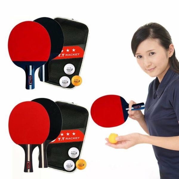 Tennis |   Ping Pong Paddle 2 Rackets & 3 Balls Ping Pong Paddles Set for Advanced Training