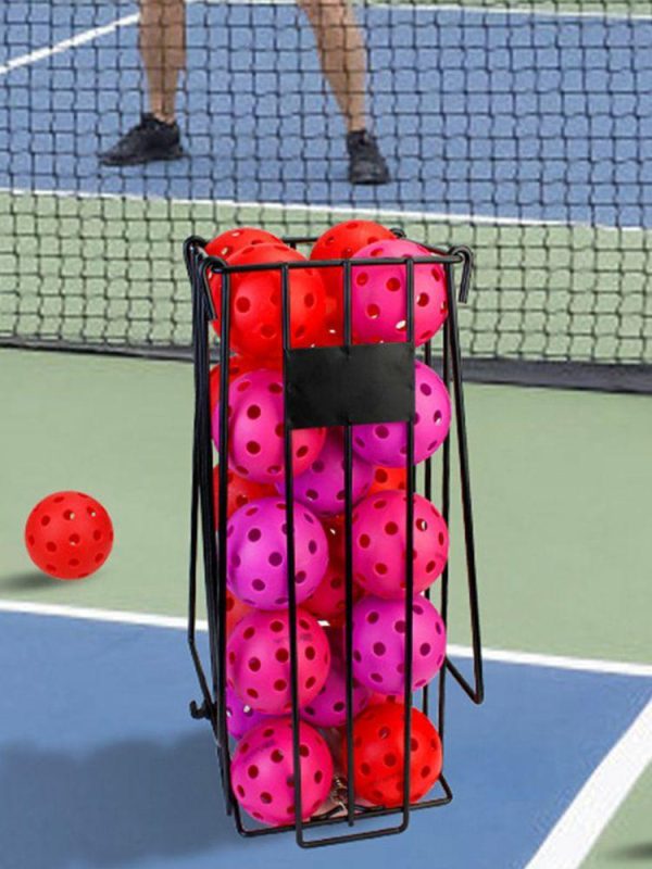 Tennis |   Tennis Ball Hopper Basket with Handle Pickleball Collector for Picking Storage