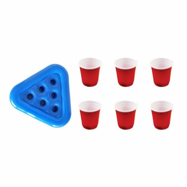 Water fun |   Kids Inflatable Beer Pong Triangle Cap Throwing Interactive Game Prop Toys