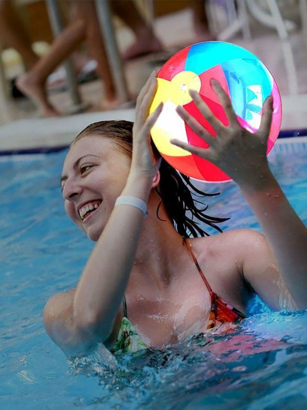 Water fun |   LED Beach Balls Beach Kickball Toy 40cm Pool Beach Games Ball for Summer Parties