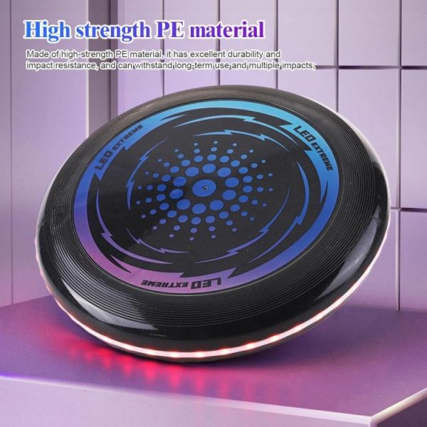 Water fun |   LED Light Up Flying Disc Glow in The Dark Flying Disc 49 LEDs for Outdoor Sports