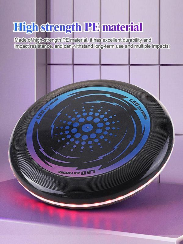 Water fun |   LED Light Up Flying Disc Glow in The Dark Flying Disc 49 LEDs for Outdoor Sports