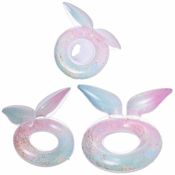 Water fun |   Mermaid Tail Sequin Swimming Ring Inflatable Pool Float for Kids and Adults