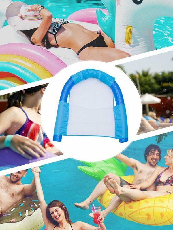 Water fun |   Mesh Floating Pool Noodle Chair – Water Hammock Multi-Purpose Pool Floats