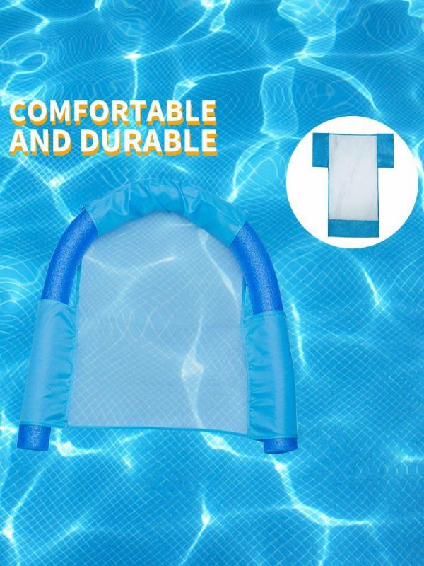 Water fun |   Mesh Floating Pool Noodle Chair – Water Hammock Multi-Purpose Pool Floats