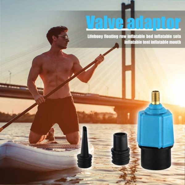 Water fun |   Multifunctional Inflatable Bed Boat Valve Adapter Air Valve Pump Converter