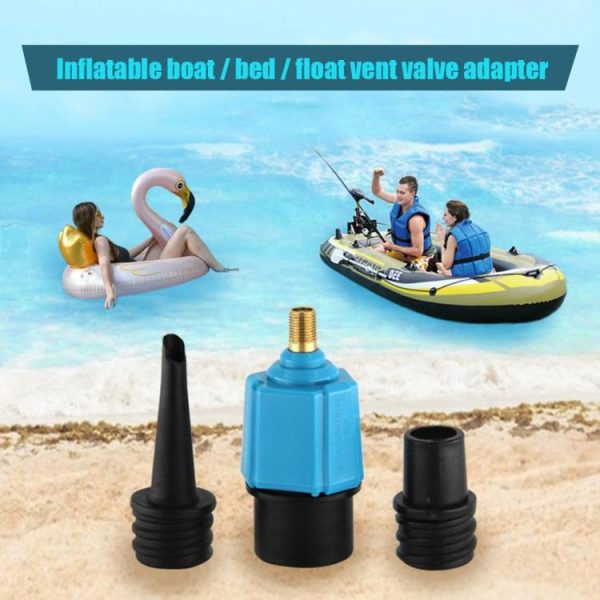 Water fun |   Multifunctional Inflatable Bed Boat Valve Adapter Air Valve Pump Converter