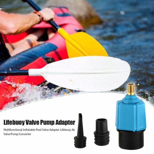 Water fun |   Multifunctional Inflatable Bed Boat Valve Adapter Air Valve Pump Converter