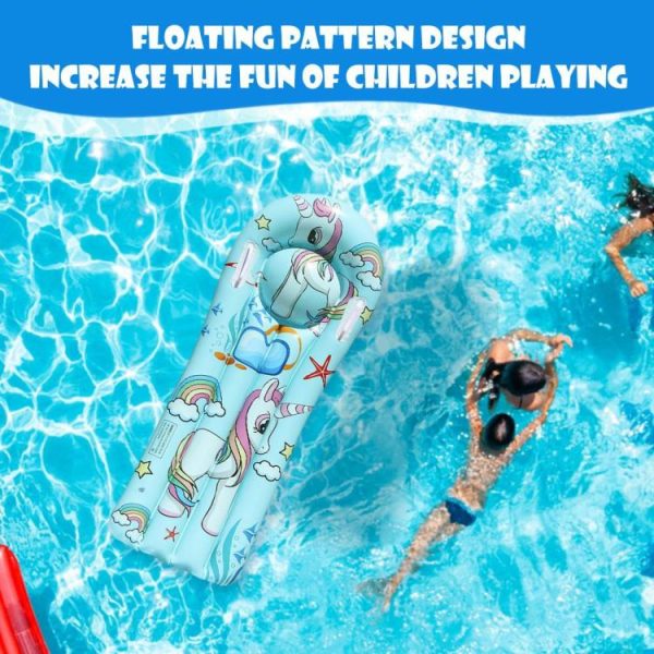 Water fun |   PVC Inflat Air Mattress Comfortable Water Floating Bed Swimming Pool Accessories