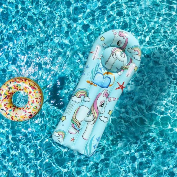 Water fun |   PVC Inflat Air Mattress Comfortable Water Floating Bed Swimming Pool Accessories