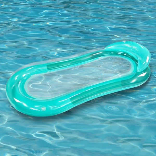 Water fun |   PVC Inflat Air Mattress Foldable Portable Durable Wear Resistant for Summer Pool